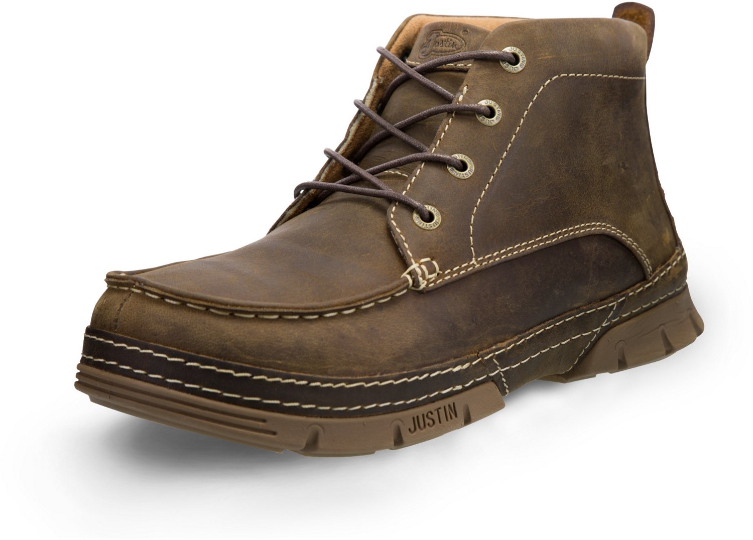 justin steel toe work boots academy