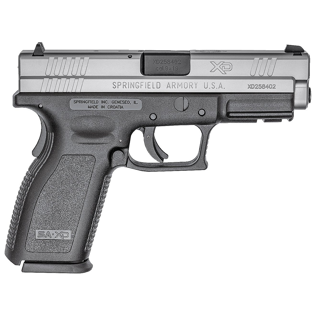 Springfield Armory XD Service CA-Compliant 9mm Luger Pistol                                                                      - view number 1