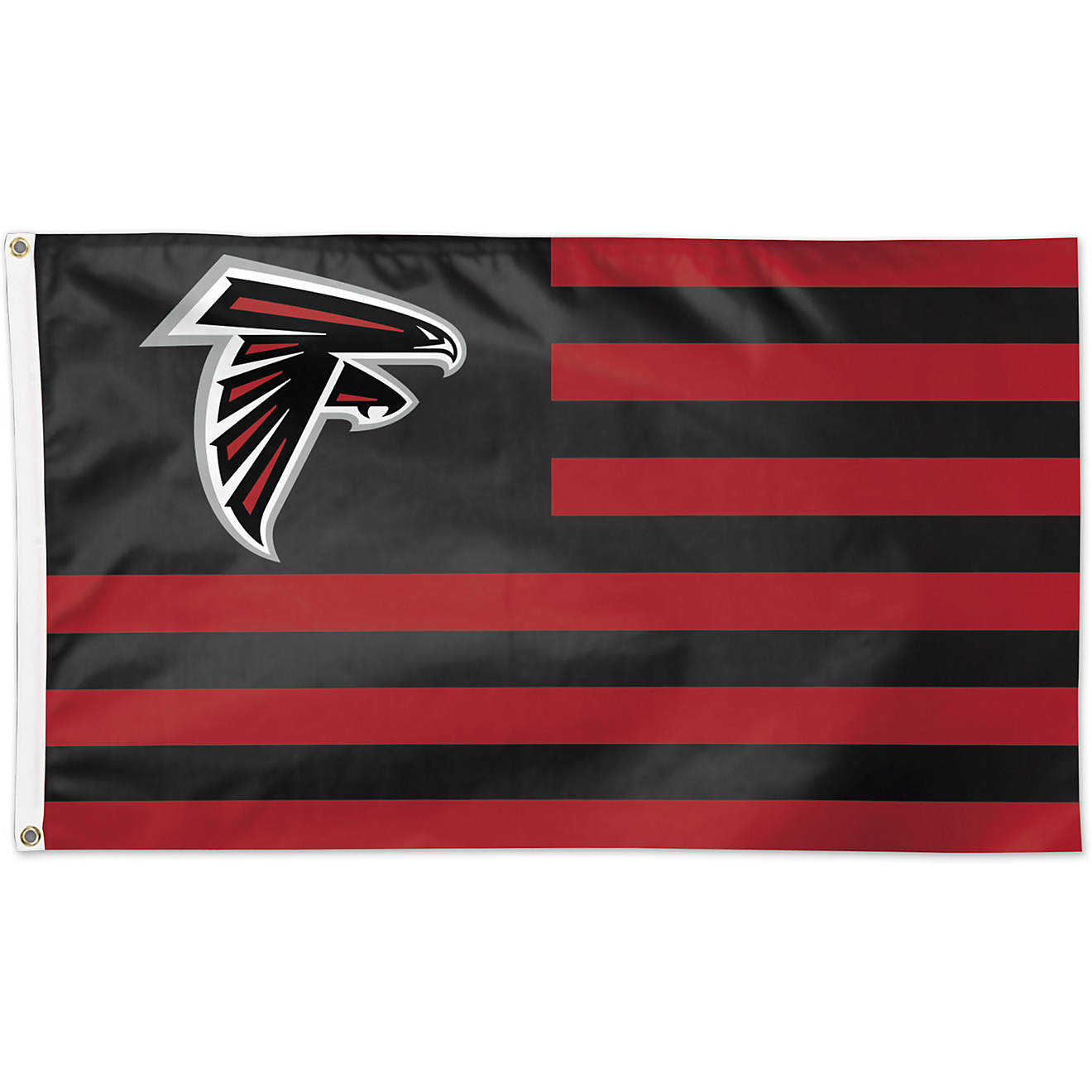 WinCraft Atlanta Falcons Americana 3 ft x 5 ft Deluxe Flag                                                                       - view number 1