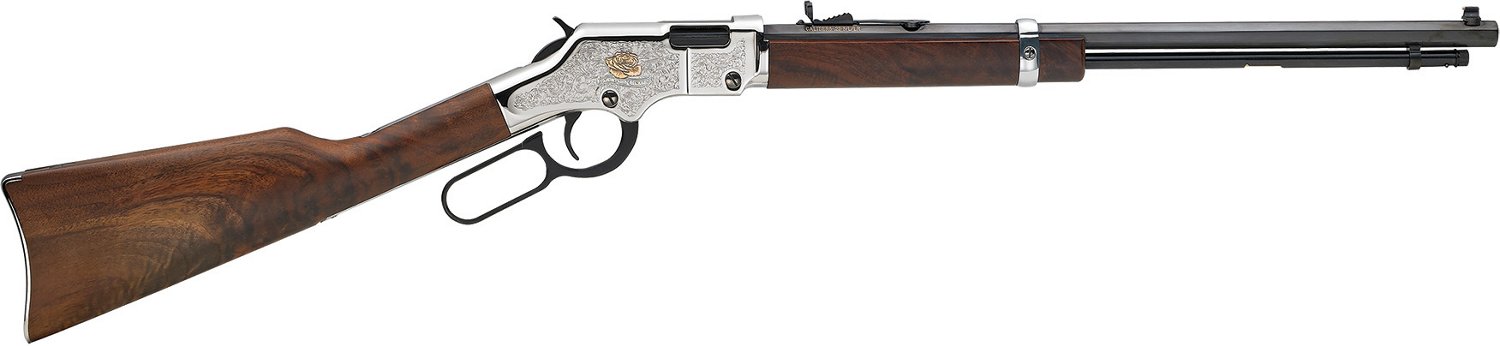 Henry Engraved American Beauty 22 Lr Long Short Lever