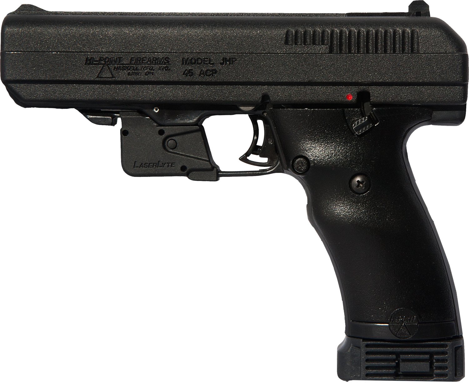 Fitted with a LaserLyte® laser on the trigger guard, the Hi-Point Firearms ...