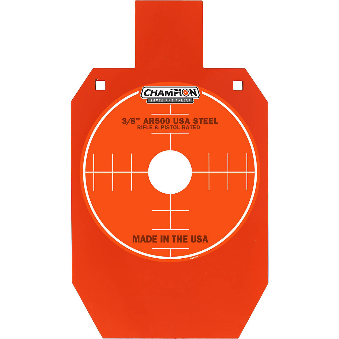 Champion Targets 66 Percent IPSC AR500 3/8 Steel Target                                                                          - view number 1