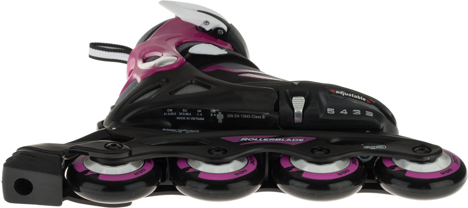 Rollerblade Girls' Spitfire XT InLine Adjustable Skates Academy