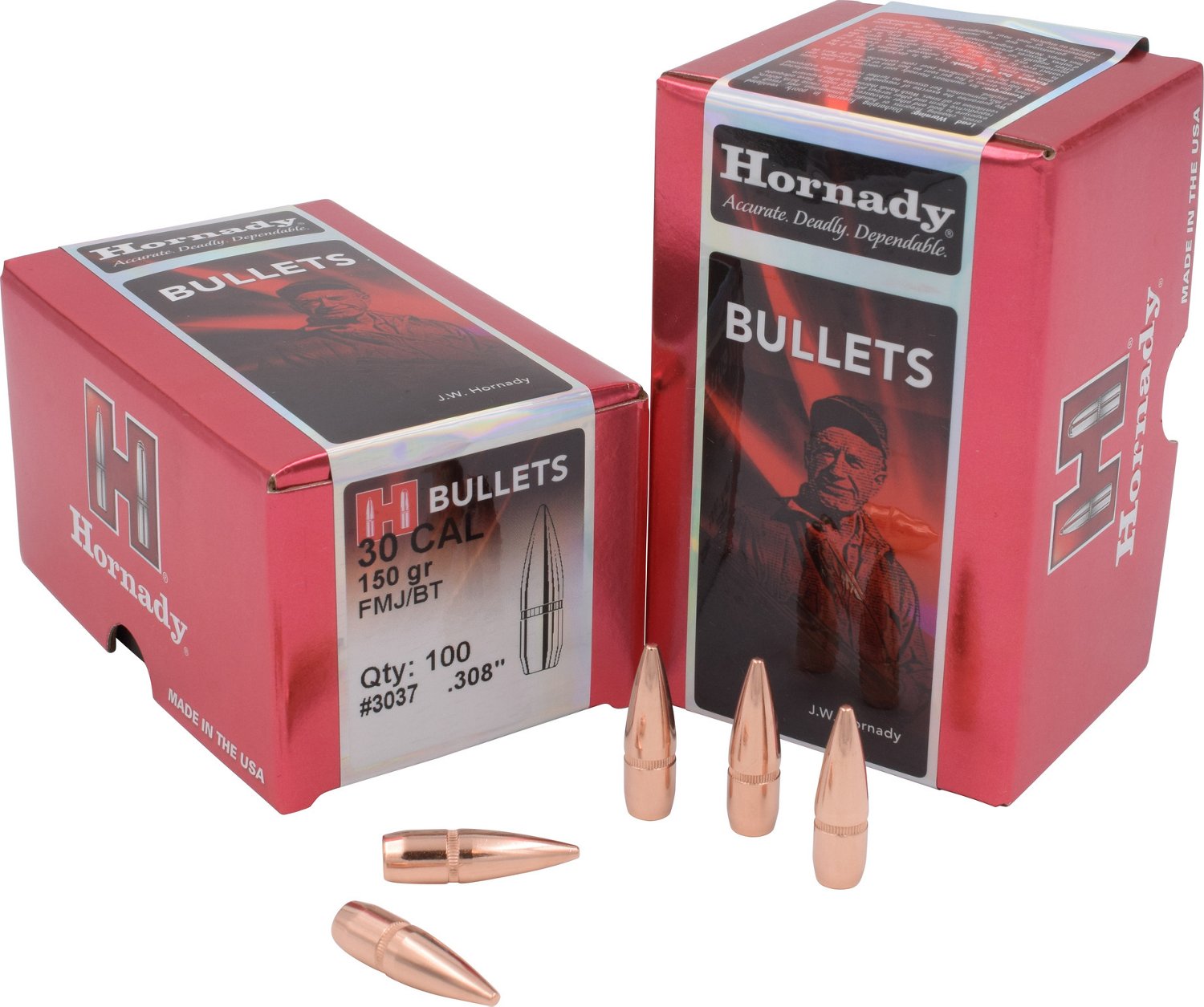 Hornady fmj bt 30 caliber 150 grain bullets academy