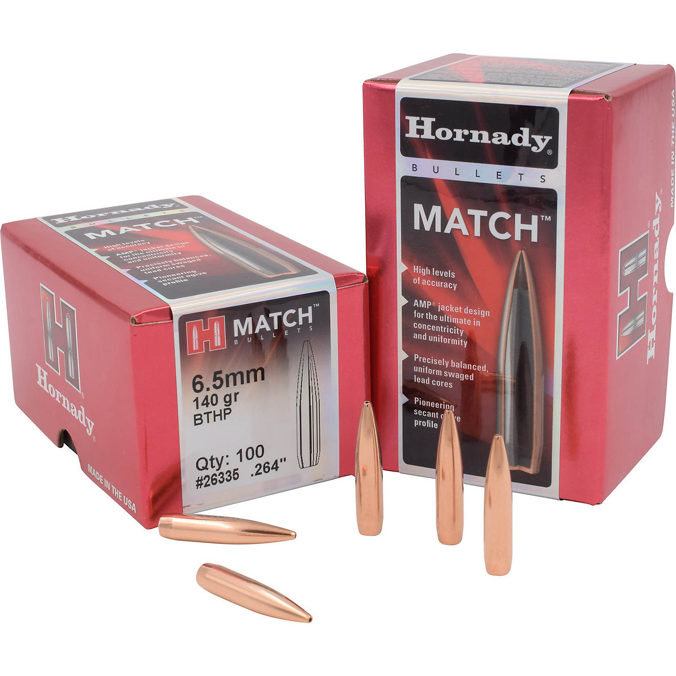 Hornady BTHP Match™ 6.5 mm 140-Grain Bullets                                                                                   - view number 1