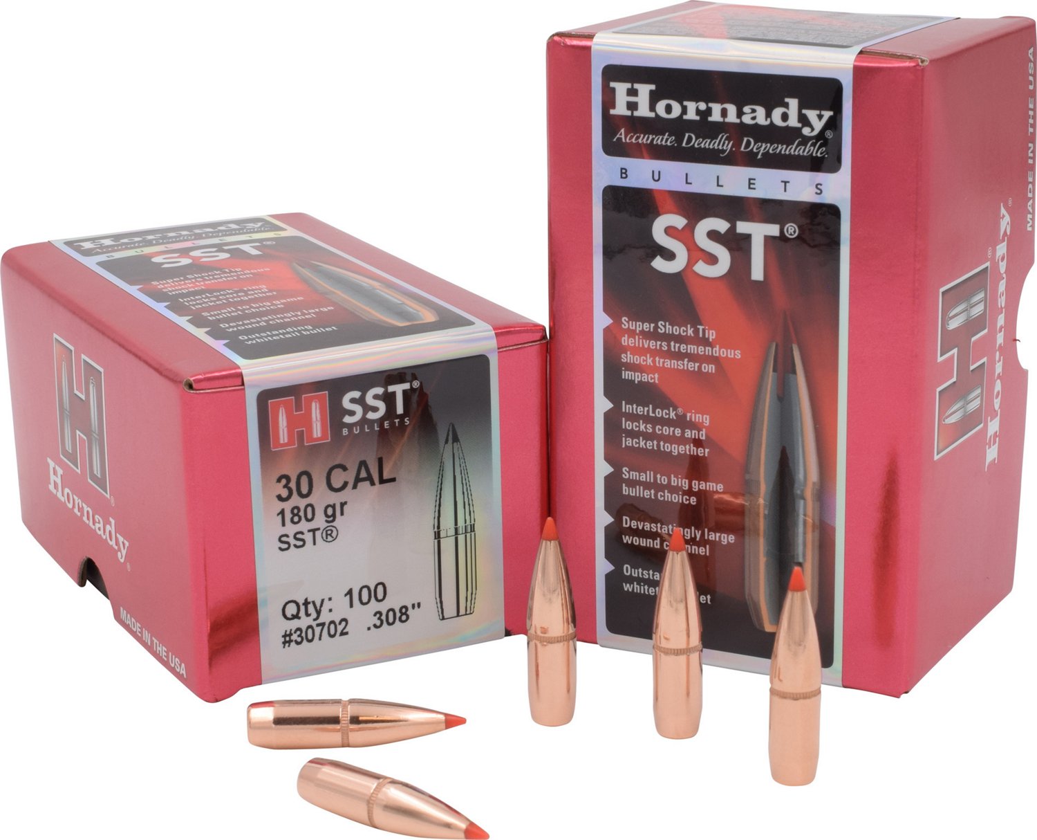 Hornady SST® .30 180Grain Bullets Academy