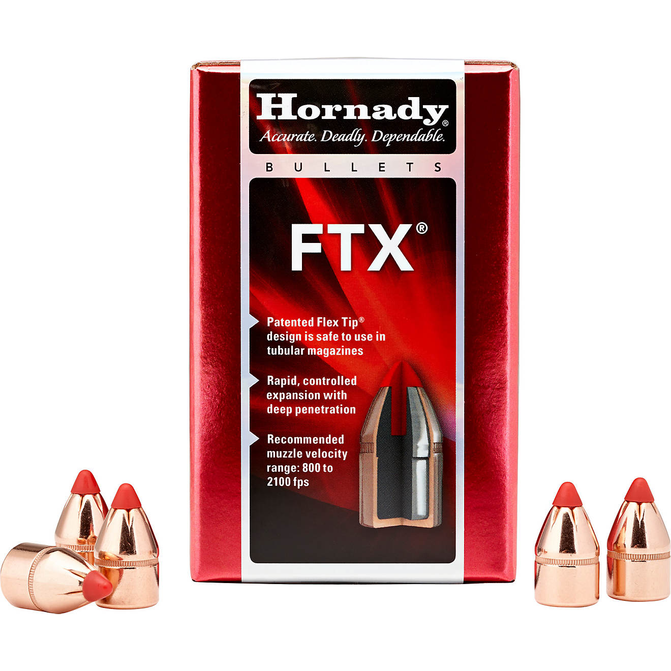 Hornady FTX® .38/.357 Magnum 140-Grain Bullets                                                                                  - view number 1