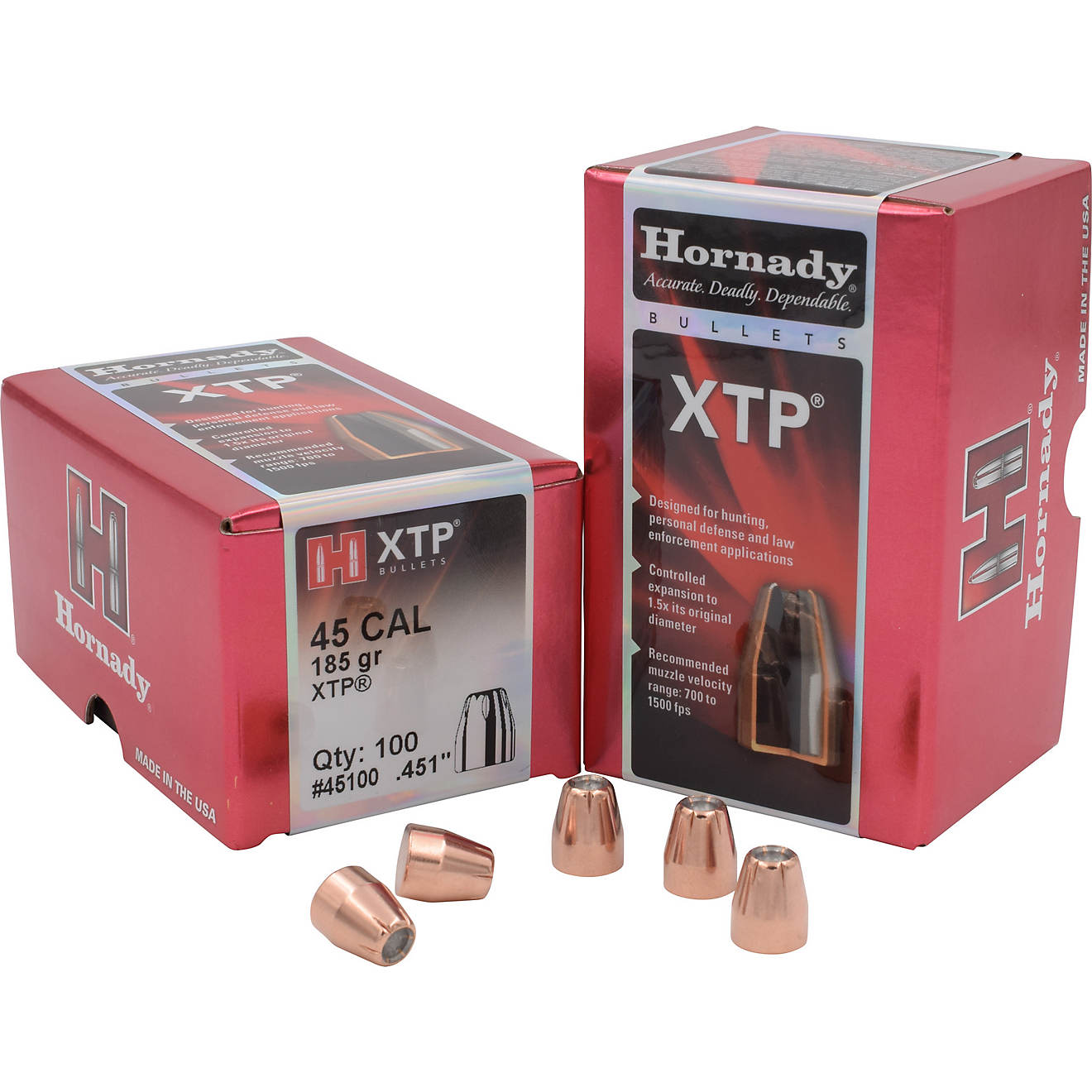 Hornady HP XTP® .45 185-Grain Bullets                                                                                           - view number 1