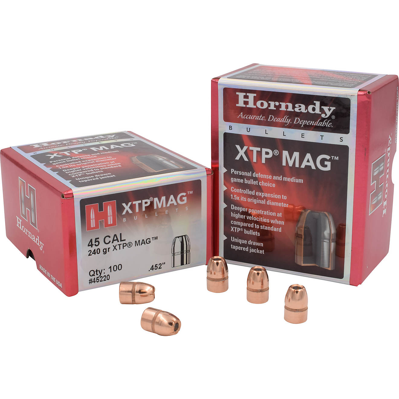 Hornady XTP® Mag .45 240-Grain Bullets                                                                                          - view number 1