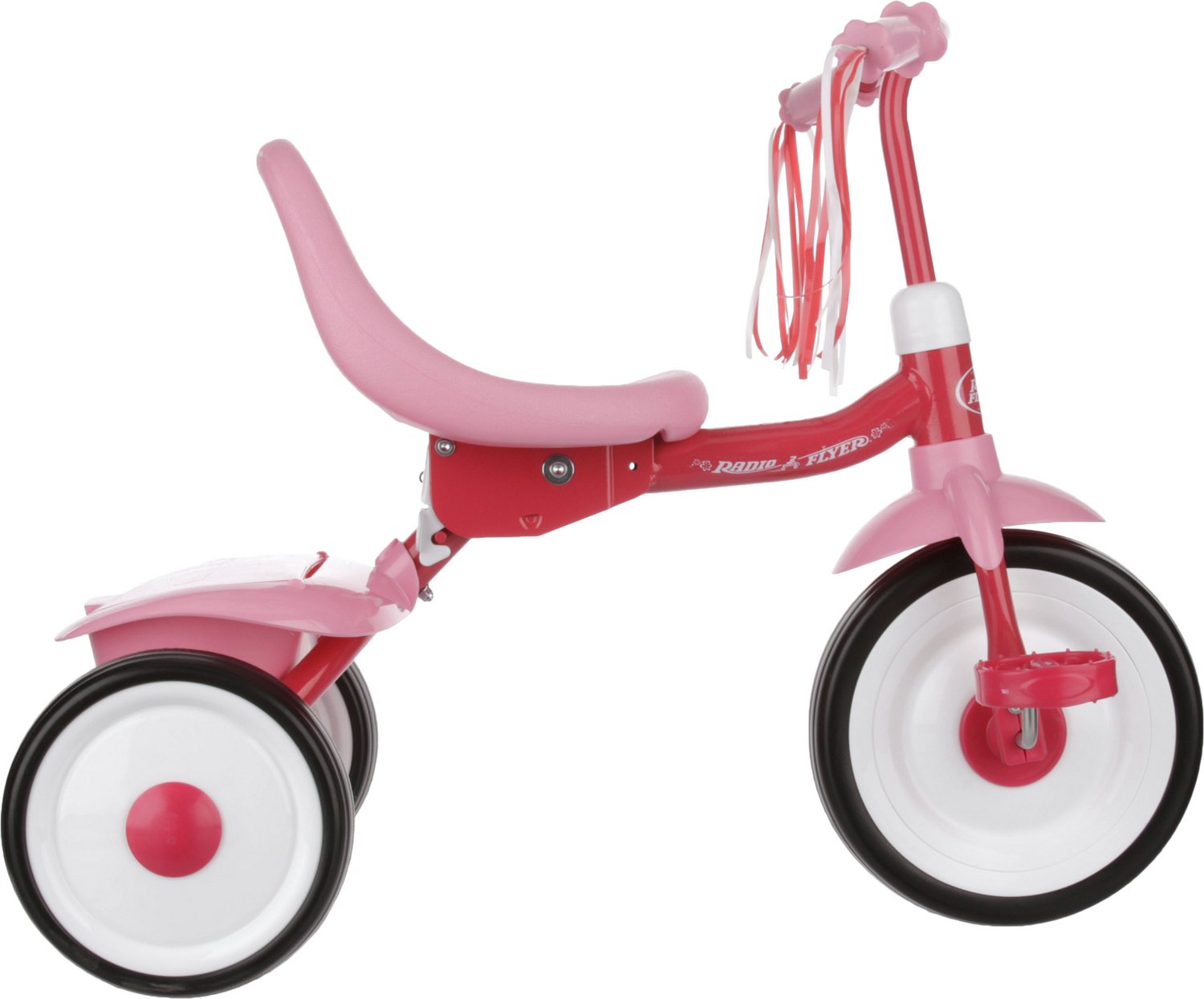 how to adjust seat on radio flyer fold 2 go trike