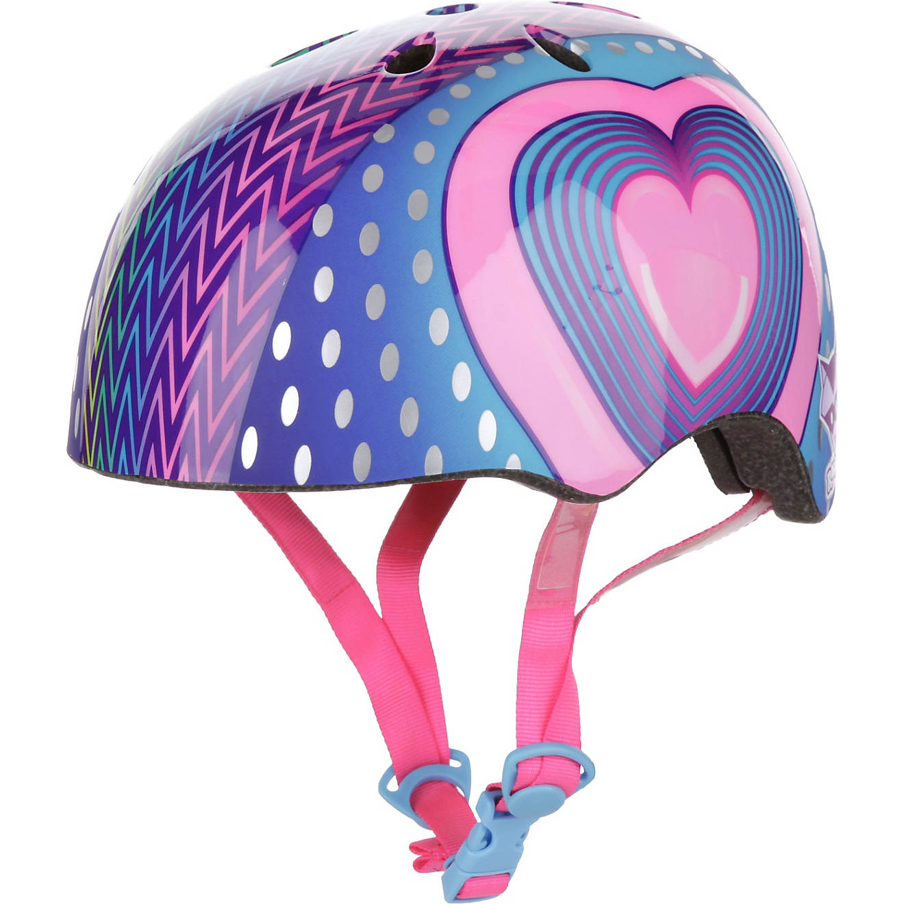 Raskullz Kids' Hearts LED Light-Up Bike Helmet                                                                                   - view number 1