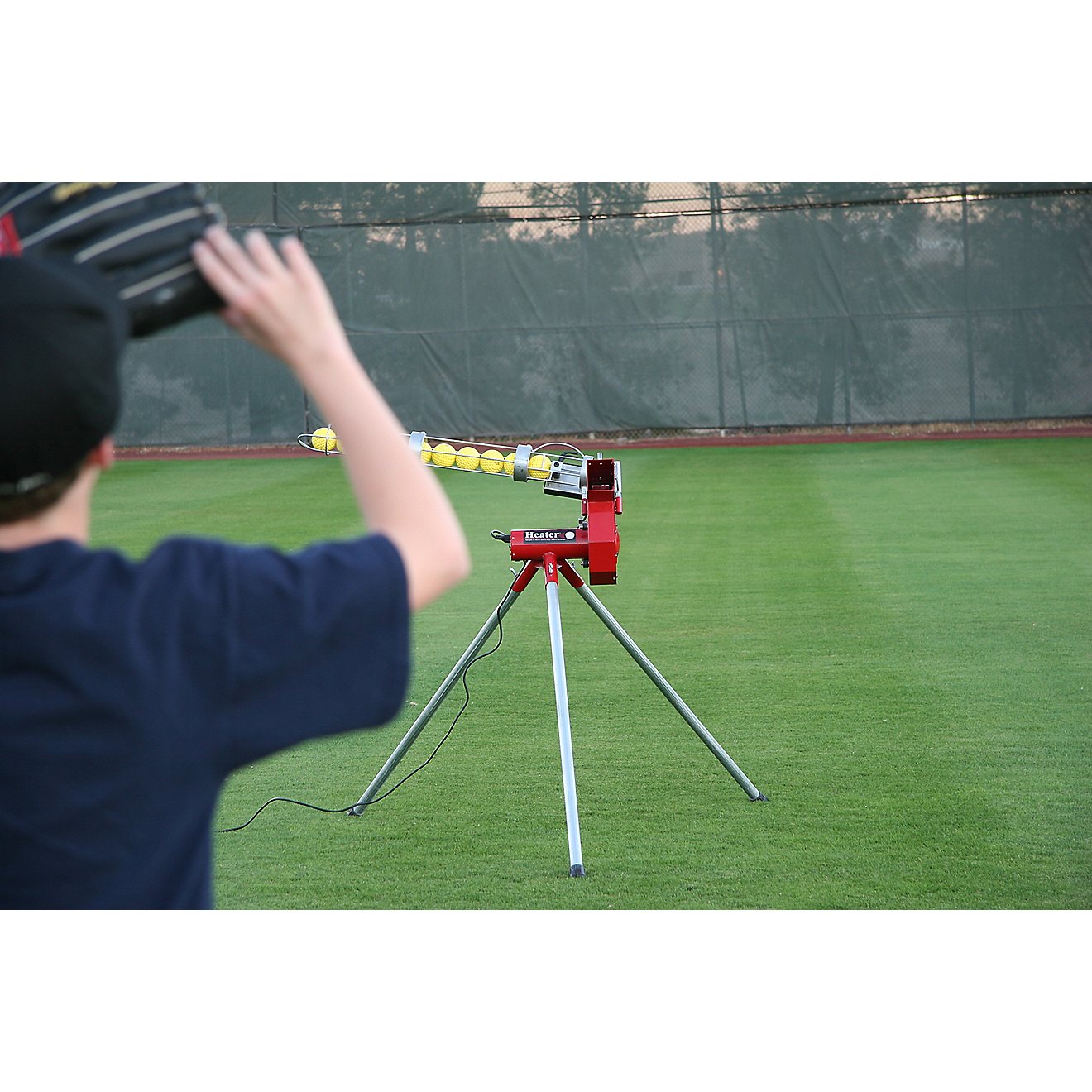 Trend Sports Heater Real Baseball Pitching Machine with Auto Ball Feeder                                                         - view number 2