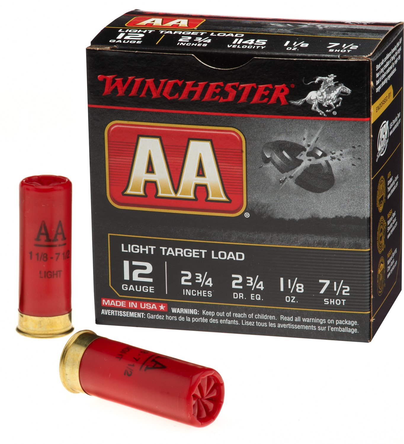 Winchester AA Target Load 12 Gauge Shotshells Academy