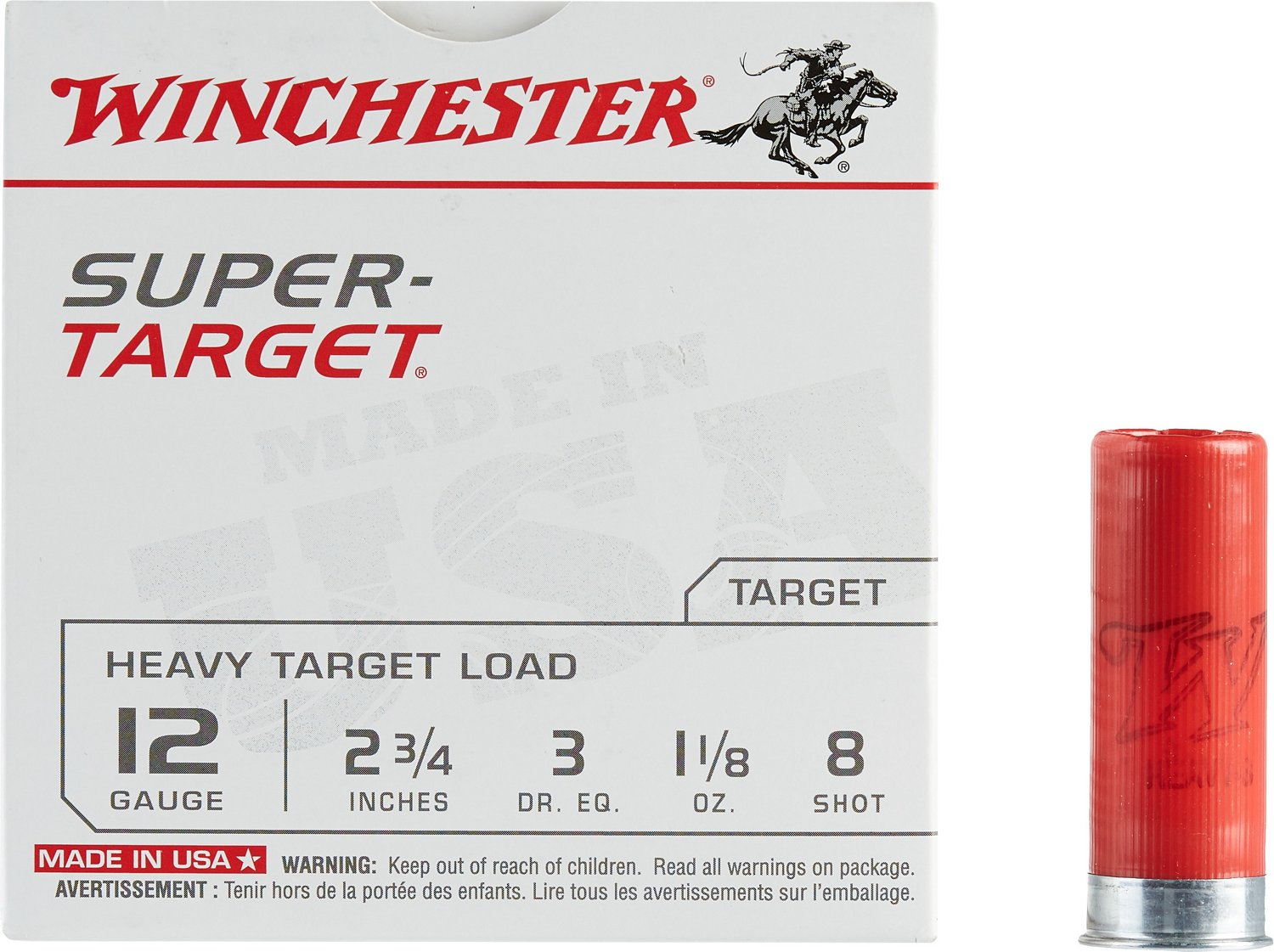 Winchester Target Load 12 Gauge 8 Shotshells Academy