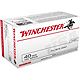 Winchester USA Full Metal Jacket Flat-Nose .40 Smith & Wesson 165-Grain Handgun Ammunition - 100 Rounds                          - view number 1 image