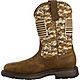 Ariat Men's WorkHog Patriot Camo Safety Toe Wellington Work Boots                                                                - view number 2 image