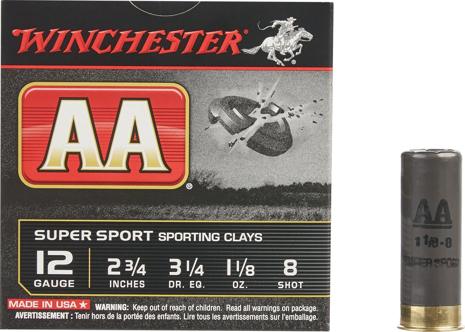 Winchester AA Super Sport Target Load 12 Gauge Shotshells | Academy