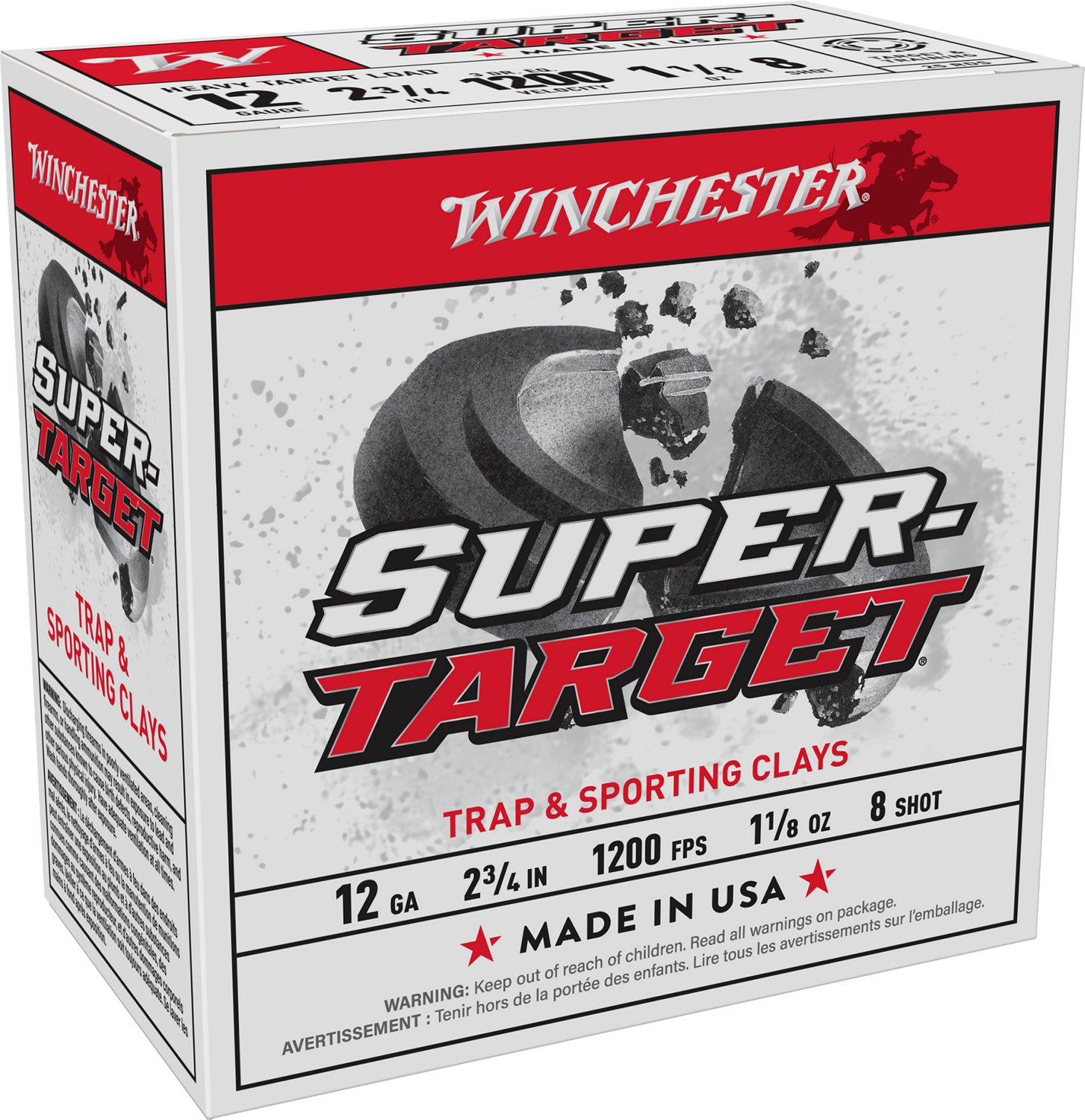 Winchester Target Load 12 Gauge 8 Shotshells                                                                                    