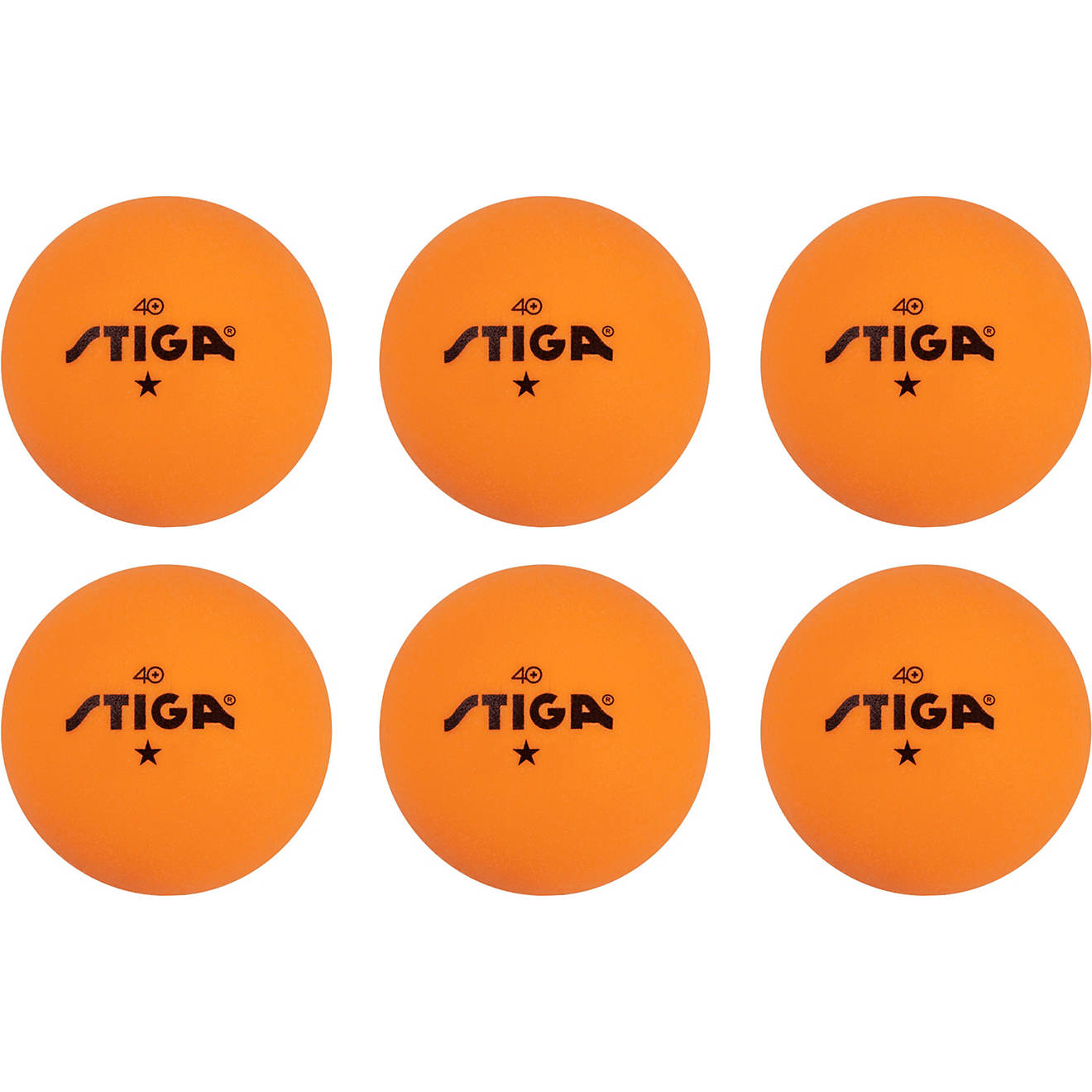 Stiga 1-Star Table Tennis Balls 6-Pack                                                                                           - view number 1
