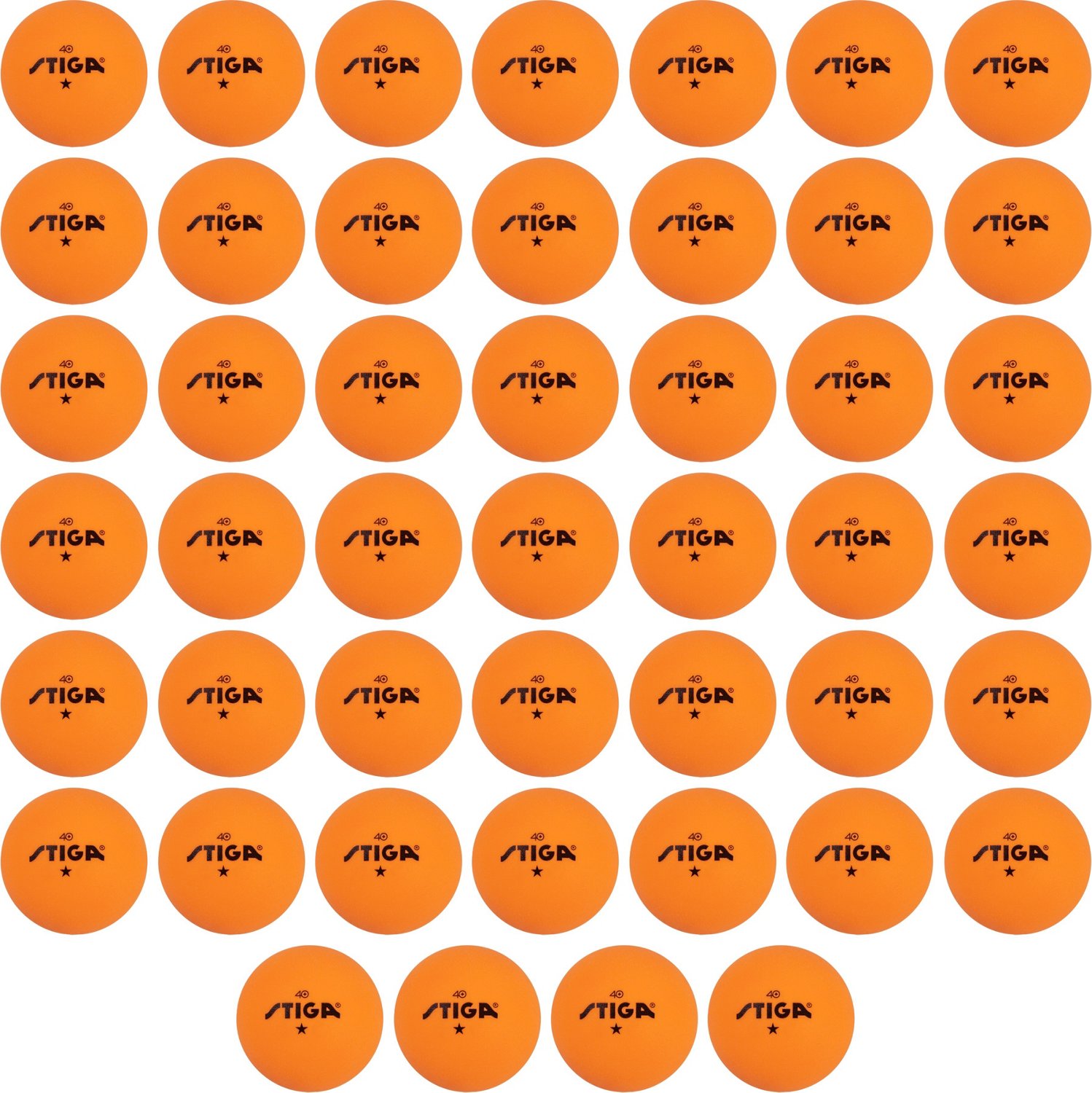 Stiga 1Star Table Tennis Balls 46Pack Academy
