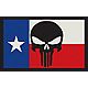 SME Texas Flag with Punisher Hook-and-Loop Patch                                                                                 - view number 1 image