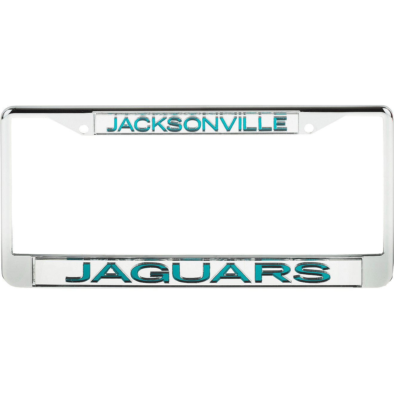 Stockdale Jacksonville Jaguars Mirrored License Plate Frame                                                                      - view number 1