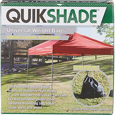 Quik Shade Canopy Weight Bags 4-Pack                                                                                            