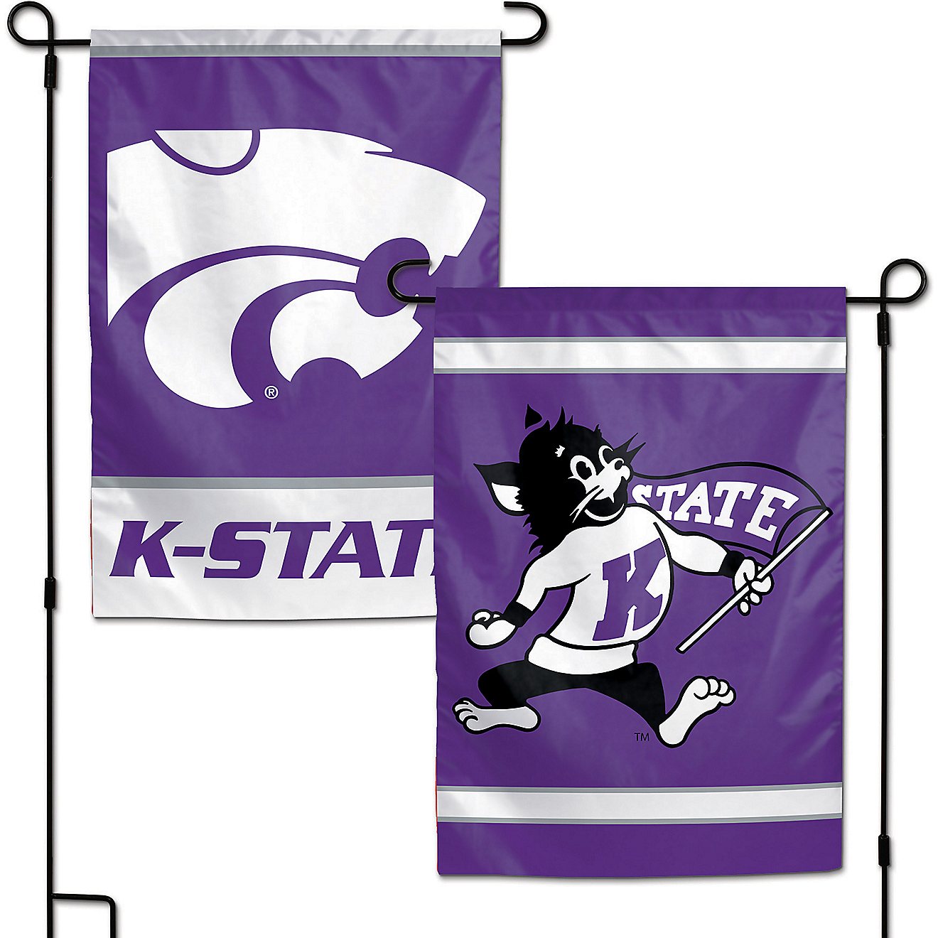 WinCraft Kansas State University 2-Sided Garden Flag                                                                             - view number 1