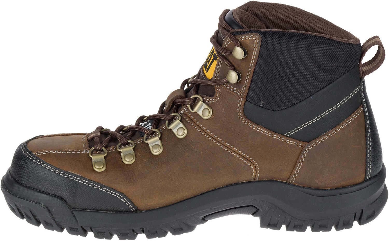 Cat Footwear Men's Threshold EH Steel Toe Lace Up Work Boots Academy