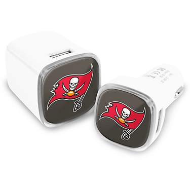 Prime Brands Group Tampa Bay Buccaneers Car and Wall Charger Set                                                                