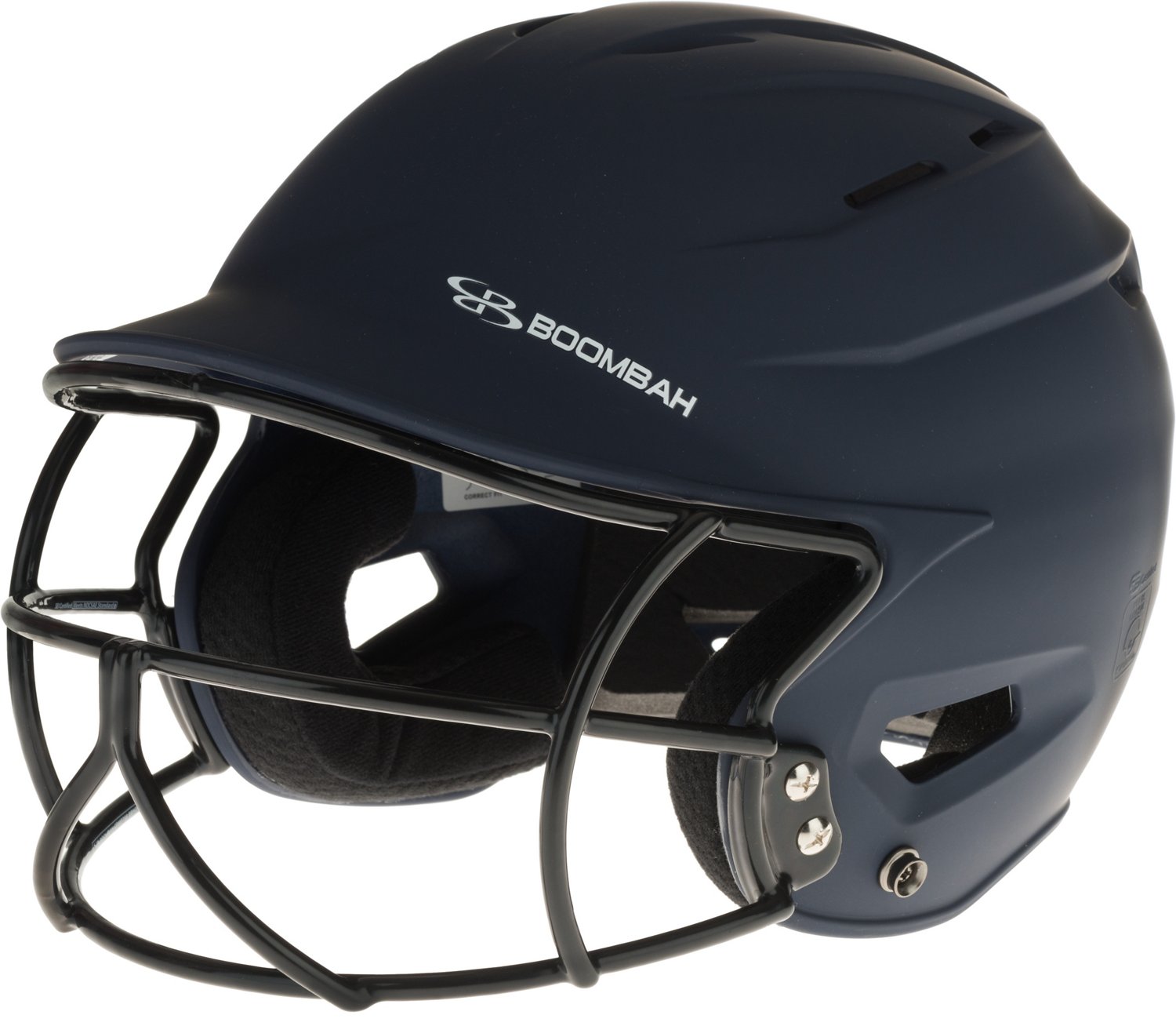 Boombah Adults' Defcon Sleek Profile Softball Helmet with Mask Academy