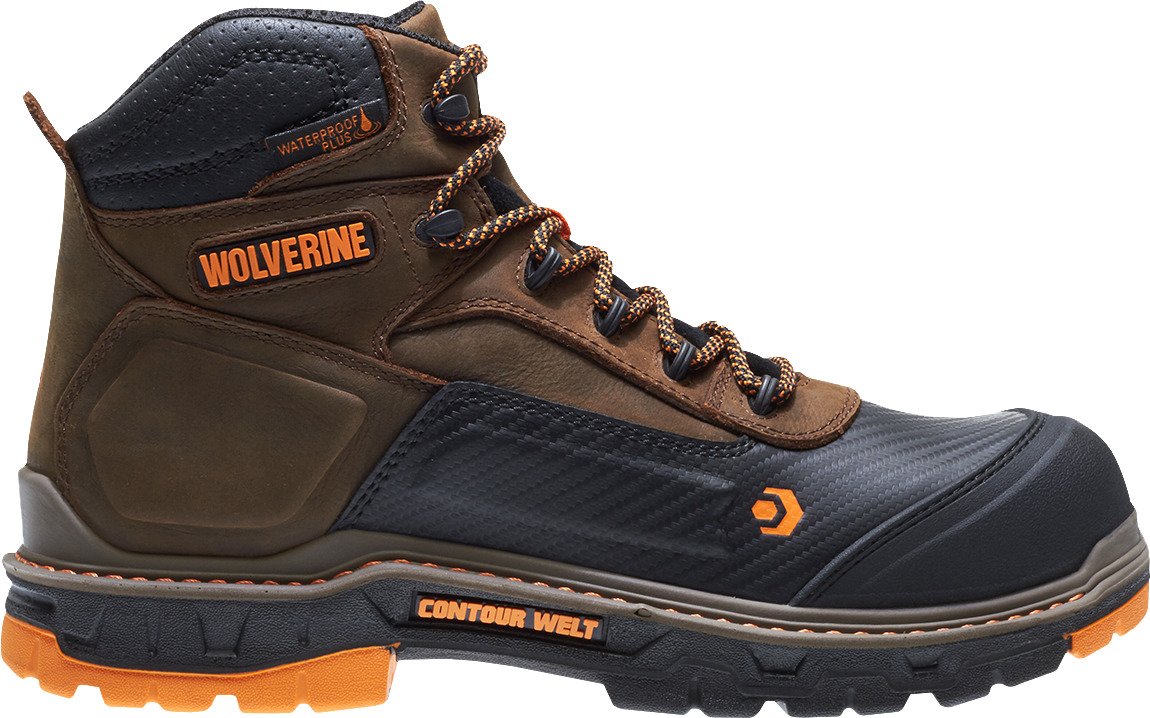 wolverine men's mauler hiker composite toe waterproof work boot