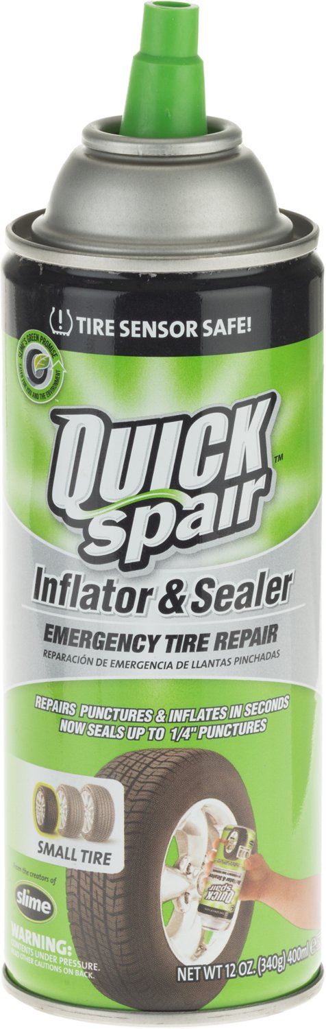 Slime Quick Spair Emergency Tire Repair Inflator And Sealer Academy