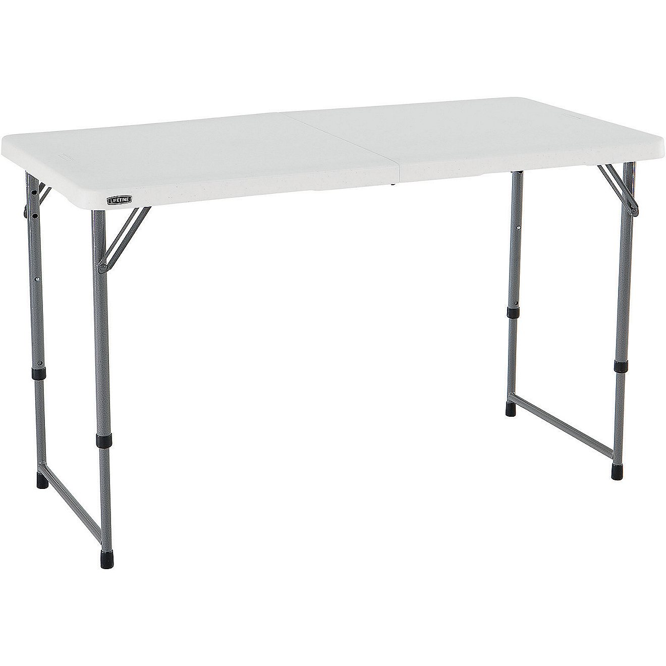 Lifetime 4 ft Light Commercial Adjustable-Height Fold-In-Half Table                                                              - view number 3