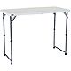 Lifetime 4 ft Light Commercial Adjustable-Height Fold-In-Half Table                                                              - view number 4 image