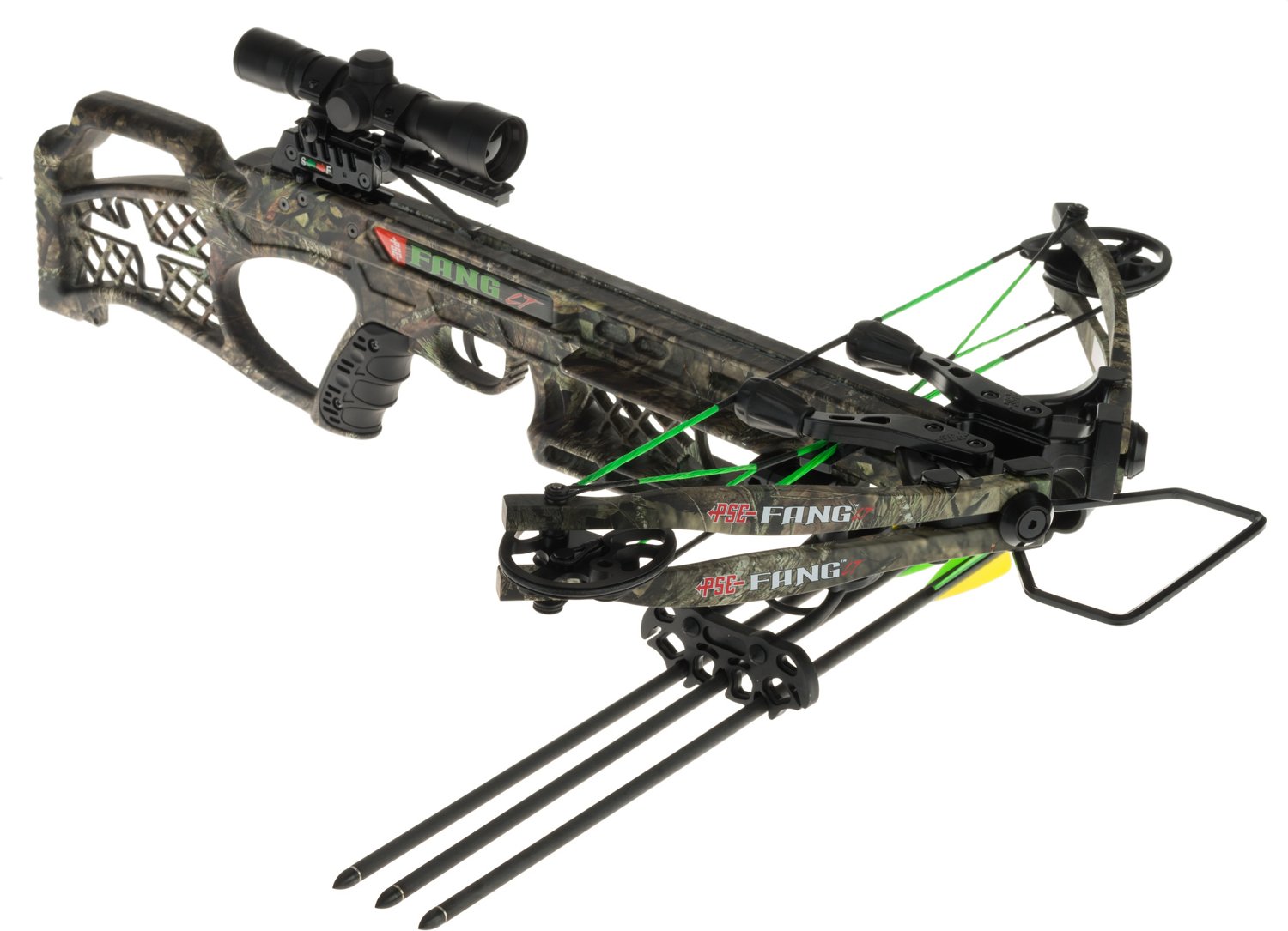 The PSE Fang LT Compound Crossbow features a compact stock design along wit...