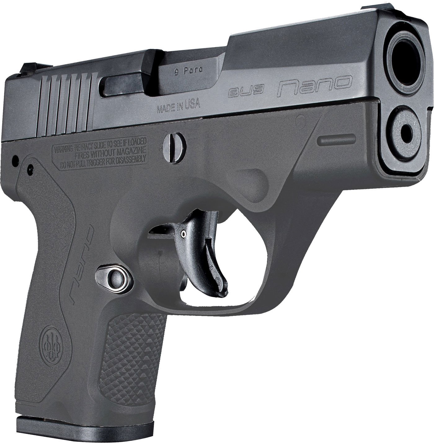 Beretta BU9 Nano 9mm Luger Pistol | Academy