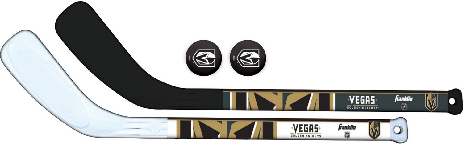 Franklin Vegas Golden Knights Mini Hockey Stick and Ball Set Academy