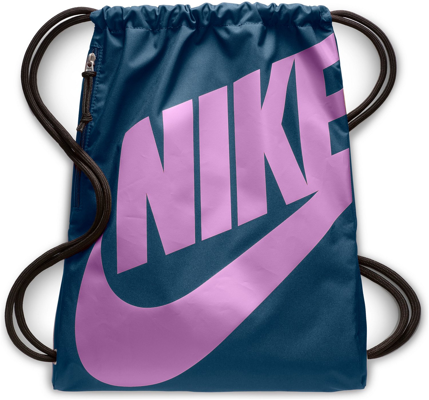 purple nike drawstring bag