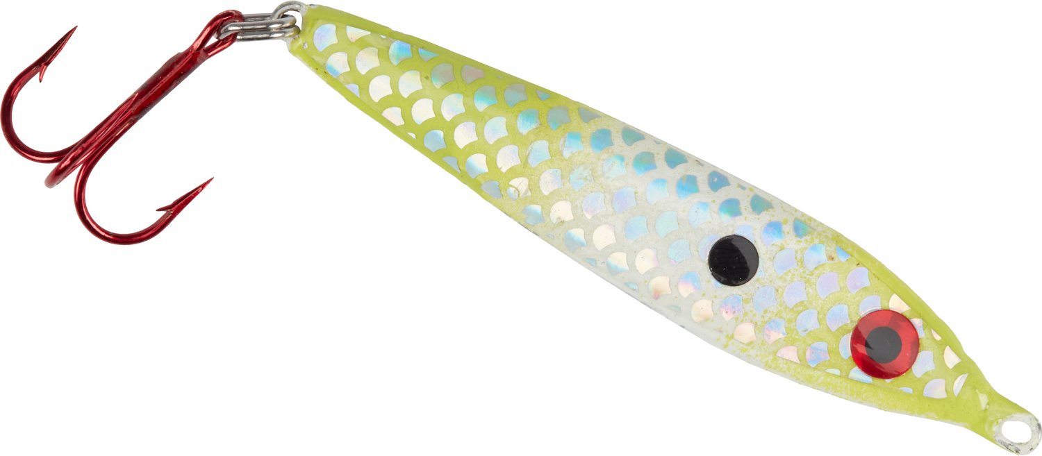 FleFly Fishing Tackle Bendable Minnow Jigging Spoon Academy