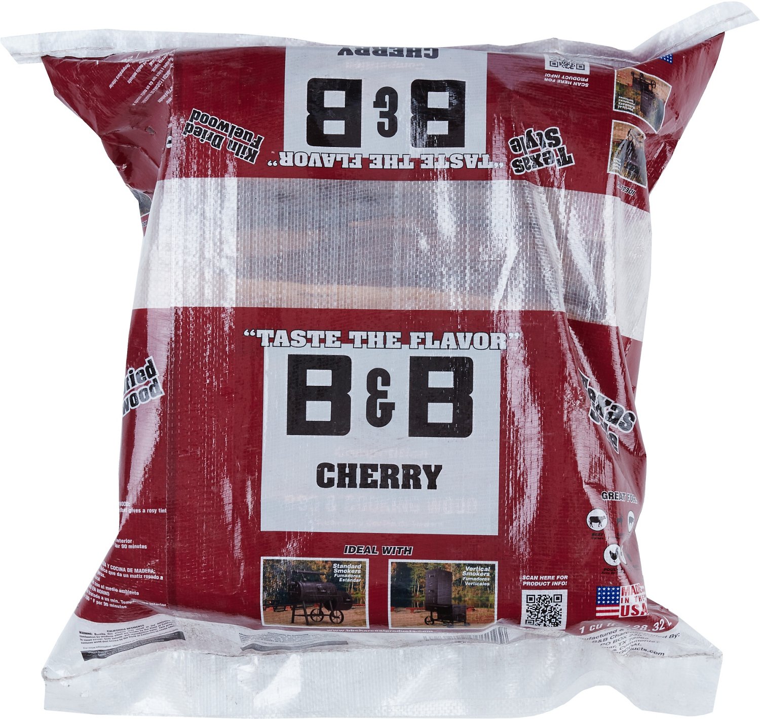 B&B Kiln Dried Flavored 1 cu ft BBQ/Cooking Wood Logs                                                                           