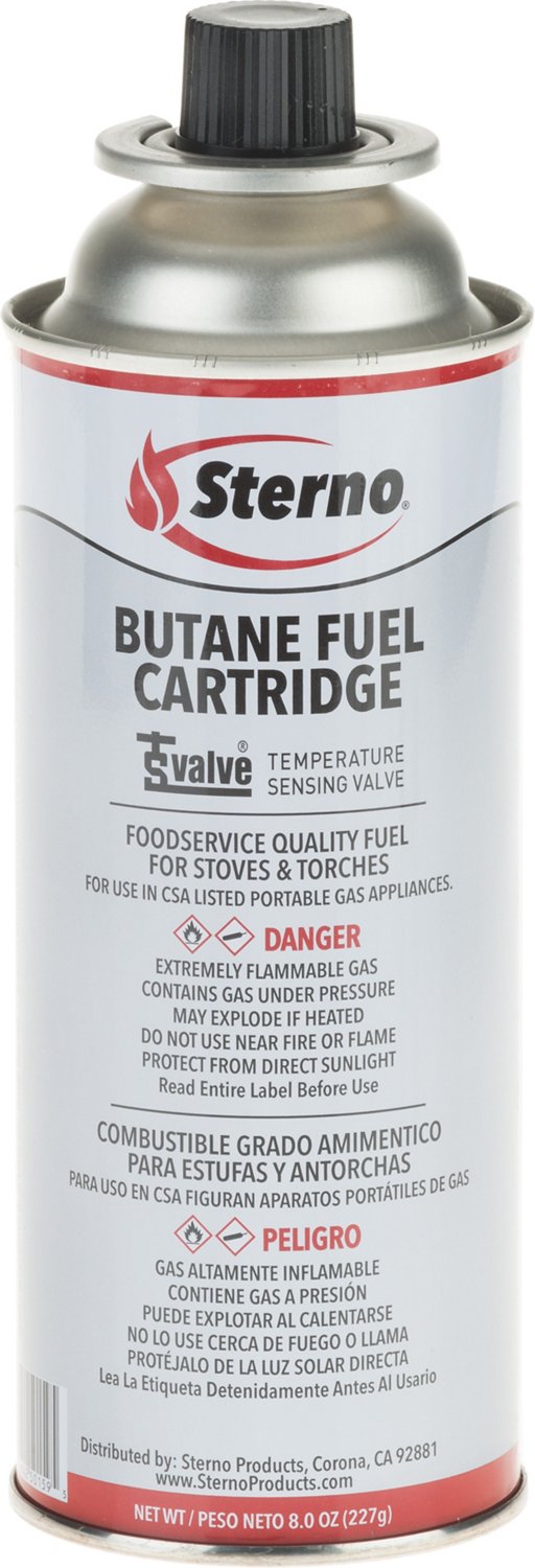 Sterno 8 oz Butane Fuel Cartridge Academy