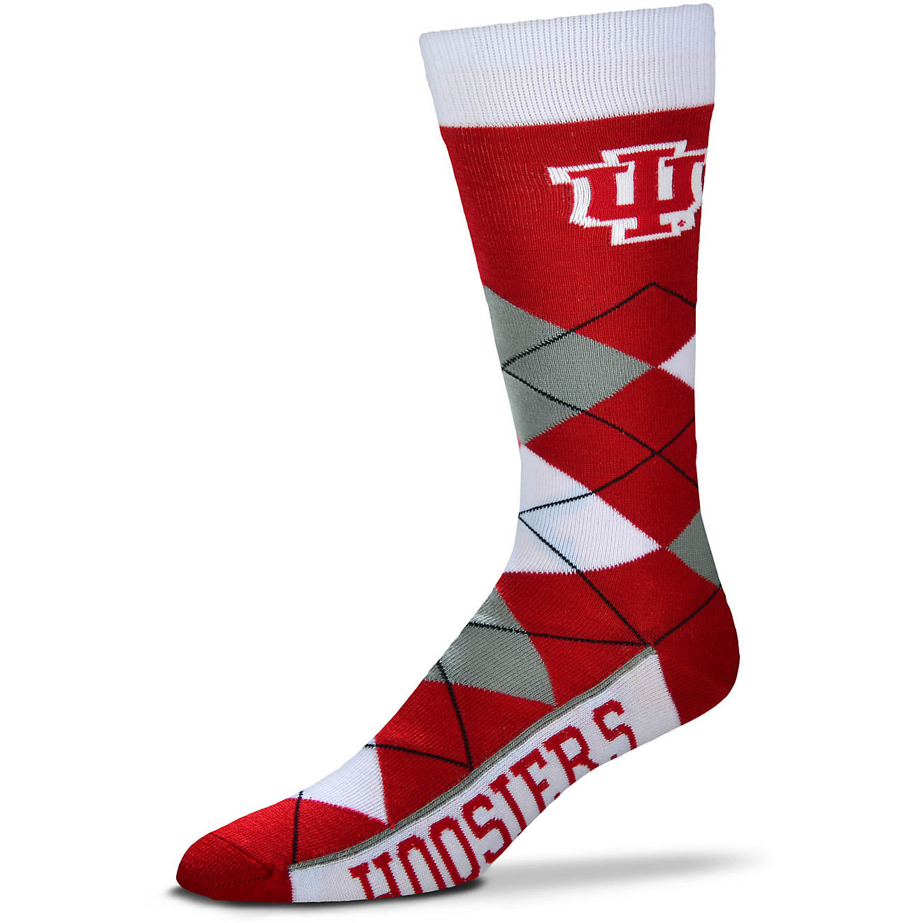 For Bare Feet Indiana University 505 Argyle Line Up Socks                                                                        - view number 1