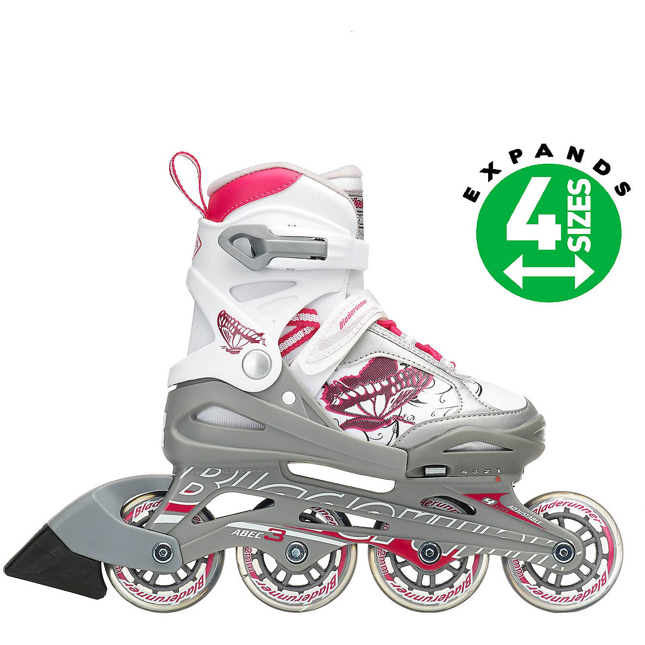 Rollerblade Girls' Bladerunner Phoenix Adjustable In-Line Skates                                                                 - view number 1
