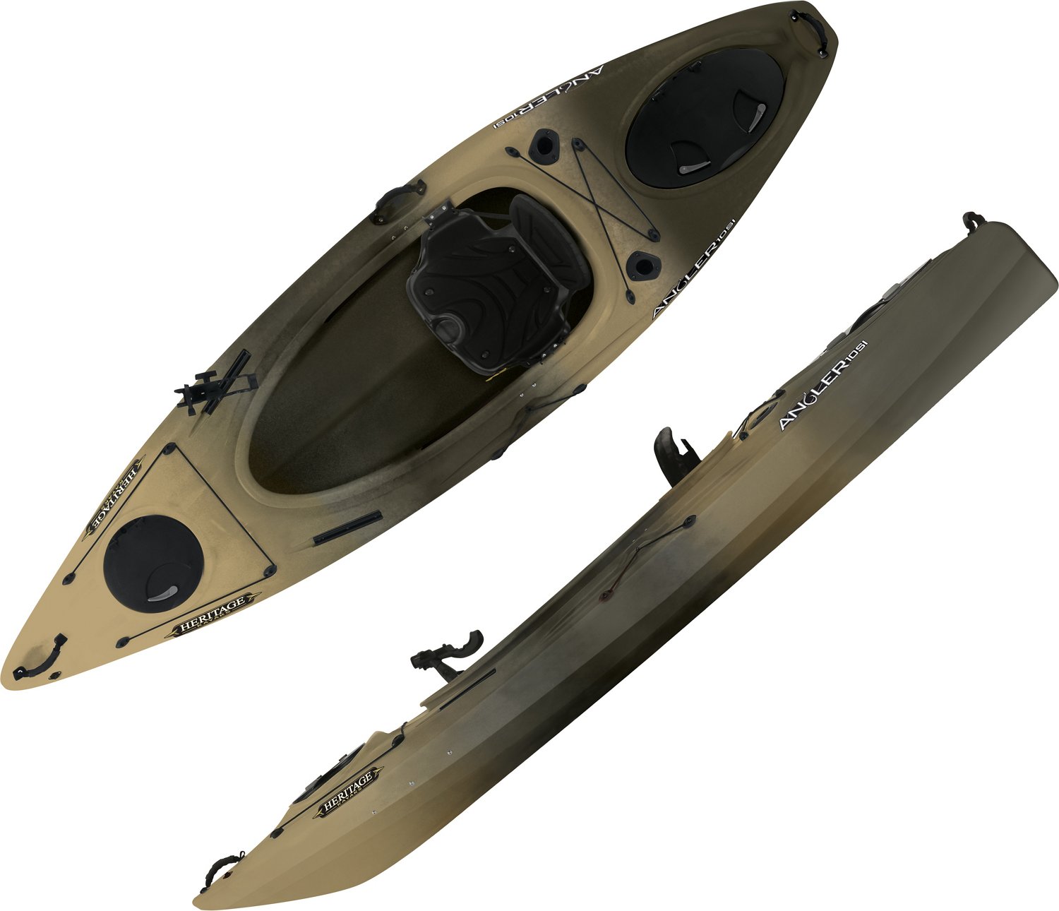 Heritage Angler 10 SI 10 ft SitIn Angler Kayak Academy