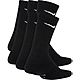 Nike Boys' Performance Cushioned Crew Training Socks 6 Pack                                                                      - view number 2 image