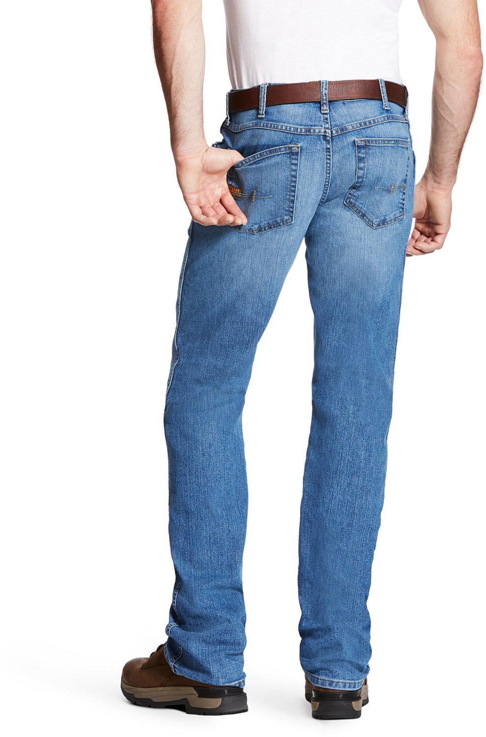 Ariat Men's Rebar Fashion M4 Low Rise Boot Cut Jeans | Academy