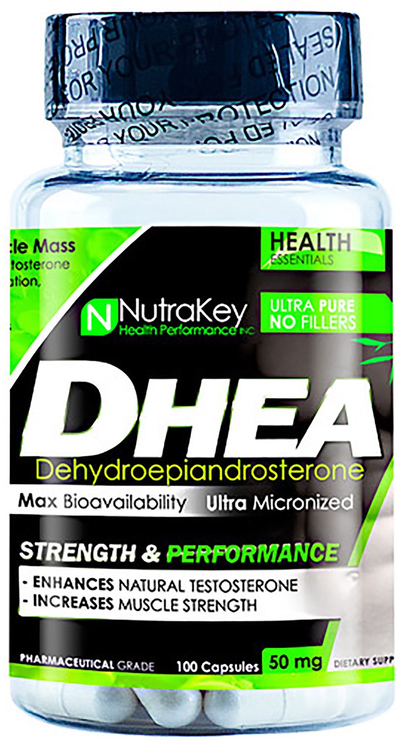NutraKey DHEA Capsules 100Pack Academy
