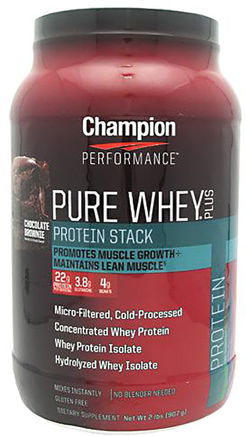 Champion Nutrition Pure Whey Plus Protein Stack Powder Academy