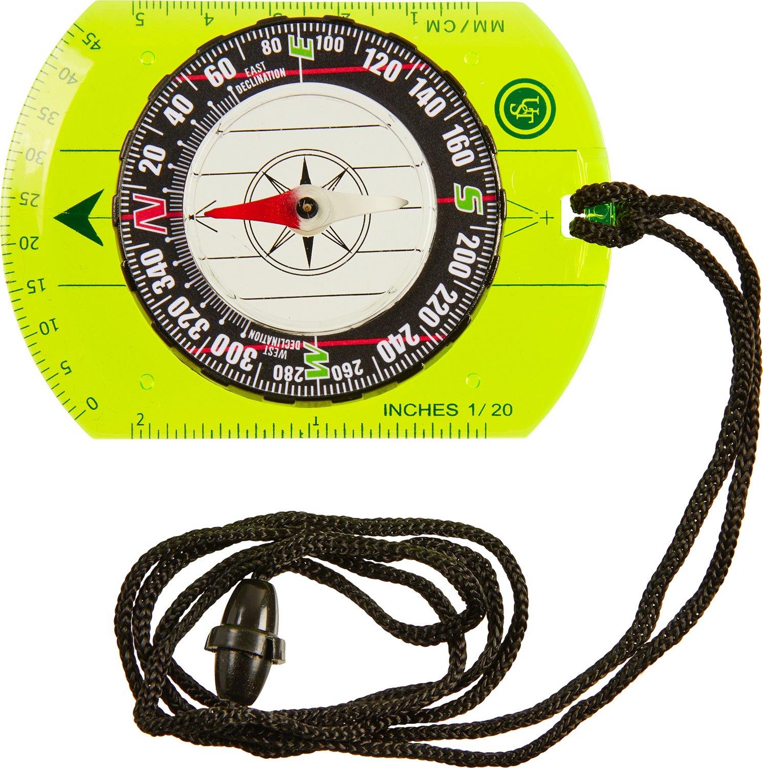 UST Brands Hi-Vis Waypoint Map Compass                                                                                          